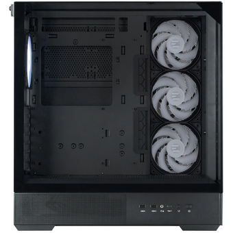  Корпус ZALMAN P40 Prism Plus, ATX, Black, Window, 3xCombo (3.5'' or 2.5"), 1xUSB Type-C, 2xUSB3.0, Side 3x120mm ARGB, Rear 1x120mm ARGB 