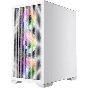  Корпус Powercase Mistral Micro B315W (CMMB315W-A4), Tempered Glass, 4x 120mm ARGB PWM Fan, белый, mATX 