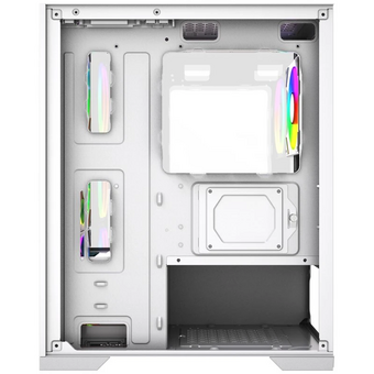  Корпус Powercase Mistral Micro B315W (CMMB315W-A4), Tempered Glass, 4x 120mm ARGB PWM Fan, белый, mATX 