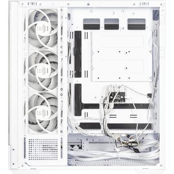  Корпус ZALMAN P40 DS, ATX, White, Window, 9.1-inch LCD screen, 2xCombo(2.5” or 3.5”), 1x2.5”, 1xUSB Type-C, 2xUSB3.0, Side 3x120mm ARGB, Rear 1x120mm 