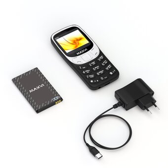  Мобильный телефон Maxvi K200 black 