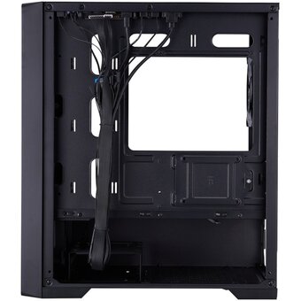  Корпус 1STPLAYER Trilobite T4-G Glass ARGB Black (T4-G-BK-4FS7) / mATX / 4x120mm ARGB fans 