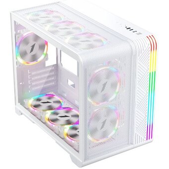  Корпус 1STPLAYER VT6 ARGB White (VT6-WH-3FS7-W) / mATX / 3x120mm ARGB fans 