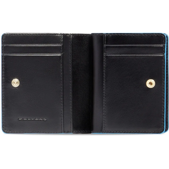  Кошелек женский Piquadro Blue Square PD6660B2R/N кожа натуральная, черный 