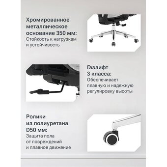  Кресло офисное BYROOM Office Ping (HS-6310-G) Grey 