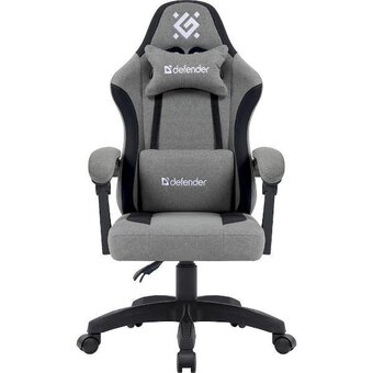  Кресло игровое Defender Maren 64049 серый/черный 