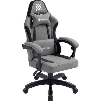  Кресло игровое Defender Maren 64049 серый/черный 