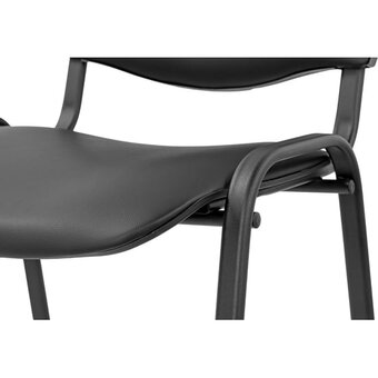  Стул офисный Gigant GCH-01 (BL) кожзам, черный 