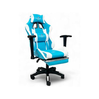  Кресло игровое Calviano 1585 голубой 