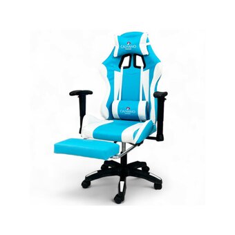  Кресло игровое Calviano 1585 голубой 