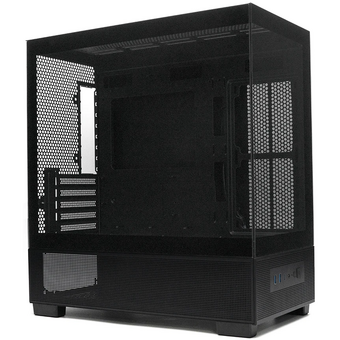  Корпус XASTRA Q500M-0F Black (Q500M-0F) mATX/Aquarium/Screewless/no fans 