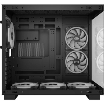  Корпус PcCooler C3T500 ARGB BK без БП, Midi-Tower, TG, 6x120mm 1xUSB-C 3.1 + 2xUSB-A 3.0, ATX, mITX Black 