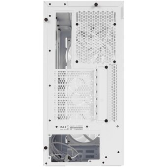  Корпус NZXT H5 Flow RGB (CC-H52FW-R1), без БП Midi-Tower, TG, 4x120mm 1xUSB-A 3.2 + E-ATX, ATX, mITX White 