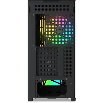  Корпус SAMA Z60 Black (Z60-BKAWA4X1-GL) без БП, Midi-Tower, TG, 4x140mm ARGB, 2xUSB 3.0 + 1xUSB 3.1 Type-C, E-ATX, ATX, mITX 