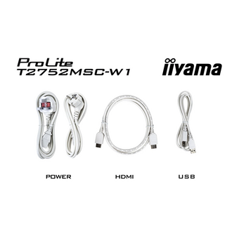  Монитор Iiyama ProLite T2752MSC-W1 белый 