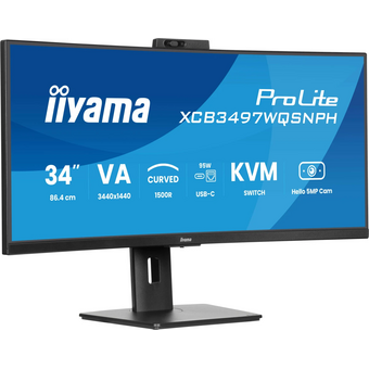 Монитор Iiyama ProLite XCB3497WQSNPH-B1 черный 