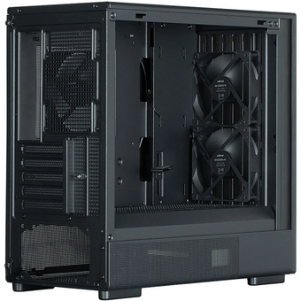  Корпус ZALMAN P10 Namu, MATX, Black, Window, Front Cover Walnut, 2x3.5", 3x2.5", 1xUSB Type-C, 1xUSB3.0, Front 2x120mm, Rear 1x120mm ARGB 