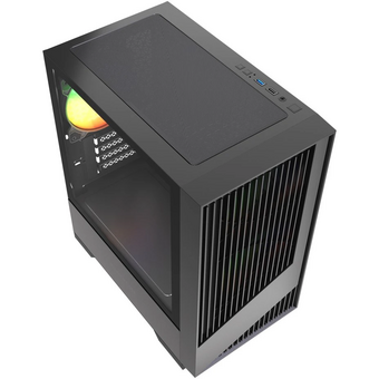  Корпус Powercase Mistral Micro A12B (CMMA12B-L3), Tempered Glass, 3x120mm FRGB fan, чёрный, mATX 
