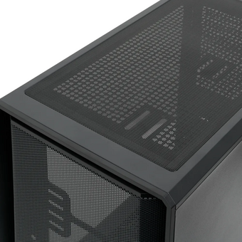  Корпус HSPD M331 (M331-TGBK), без БП Mesh Mini-tower, Black, TG, 0.4 SPCC, no fans mATX, mITX 175/329/170mm 1x2.5", 2x3.5", 