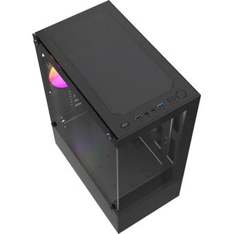  Корпус Accord ACC-285-02B, mATX, без БП, черный 