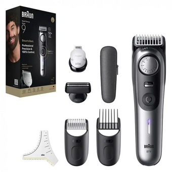  Триммер Braun BT9520 серебристый 