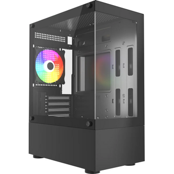  Корпус Accord ACC-285-02B, mATX, без БП, черный 