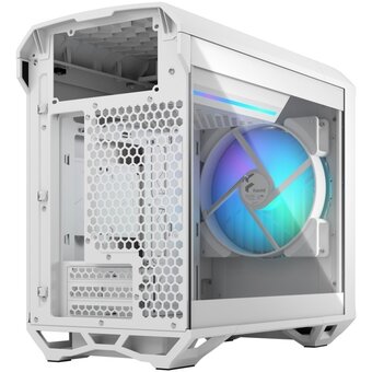  Корпус Fractal Design Torrent Nano RGB TG Clear Tint (FD-C-TOR1N-05) без БП Mini-Tower, 1x180mm 2xUSB-A 3.2 + 1xUSB Type-C mITX, mDT 