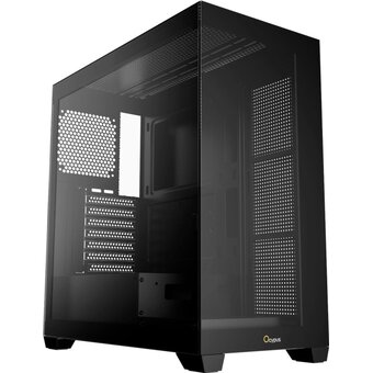  Корпус Ocypus Gamma C72 BK ARGB (Gamma-C72-B-KDG00XX-GL) ATX / win / black / 4 ARGB fans / no PSU / Tempered Glass 