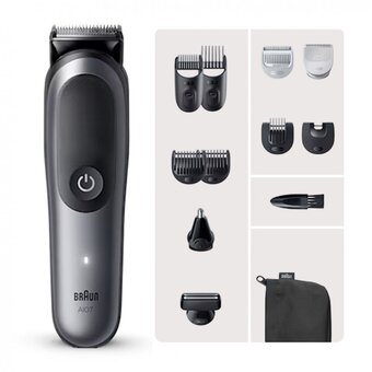  Триммер Braun AIO7560 серый 