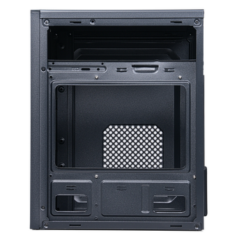  Корпус DEFENDER X11 (25011) черный, mATX,USB1.1x2,HD Audio 