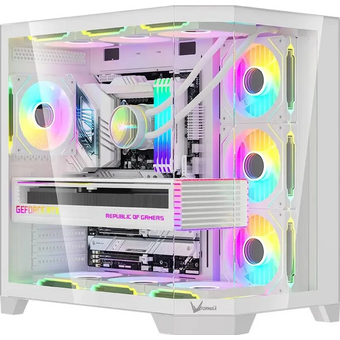  Корпус Formula Crystal Z6 Floe, ATX, без БП, белый 