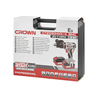  Шуруповерт Crown bl (CT21090HMX-4 BMC) 2АКБ+ЗУ 