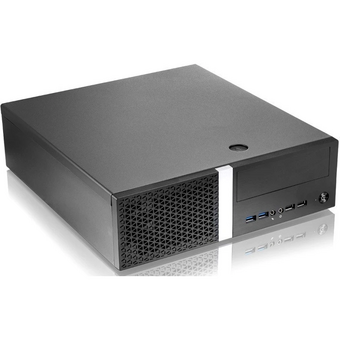  Корпус Foxline FL-211 без БП mATX Desktop black, w/o PSU, w/2xUSB2.0+2xUSB3.0, No pwr cord, w/ 8cm Fan 