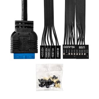  Корпус Exegate BAA-308U2 (EX297994RUS) Minitower (mATX, без БП, 1*USB+2*USB3.0, HD Audio, черный) 