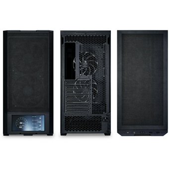  Корпус Lian Li Lancool 207 Digital (G99.LAN207DX.10R) / Black / 6" LCD / Mid-Tower, TG / 2x 140mm ARGB + 2x 120mm non LED fans inc. 