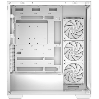  Корпус Deepcool CG580 4F V2 WH без БП, боковое окно (панорама), 4x120mm ARGB PWM вентилятора, белый, ATX 