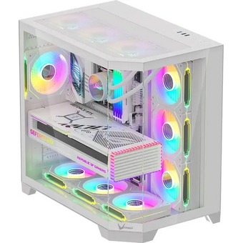  Корпус Formula Crystal Z6 Floe, ATX, без БП, белый 