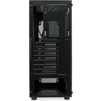  Корпус HSPD M530 (M530-TGBK), без БП Mesh Mid Tower, Black, TG, 0.4 SPCC, no fans ATX, mITX 155/290/200mm 2x2.5", 7xPCI 1xU 