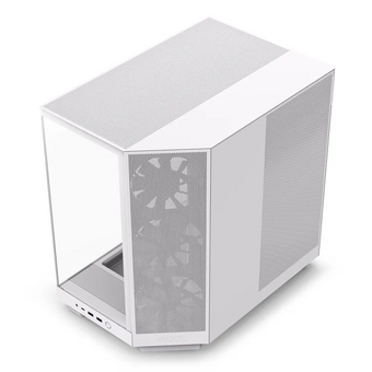  Корпус NZXT H6 Flow (CC-H61FW-01) без БП Midi-Tower, TG, 3x120mm, 2xUSB-A 3.2 + 1xUSB-C ATX, mITX White 
