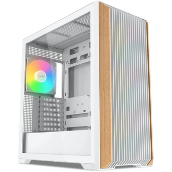  Корпус SAMA Z60 White (Z60-WHAWA4X1-GL) без БП, Midi-Tower, TG, 4x140mm ARGB, 2xUSB 3.0 + 1xUSB 3.1 Type-C, E-ATX, ATX, mITX 