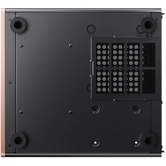  Корпус JONSBO V12 Black без БП, боковая панель из закаленного стекла (панорама), mini-ITX, micro-ATX, черный 