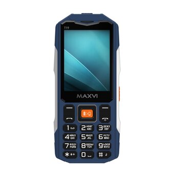  Мобильный телефон Maxvi T19 blue 
