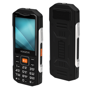  Мобильный телефон Maxvi T19 black 