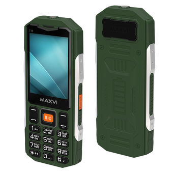  Мобильный телефон Maxvi T19 green 