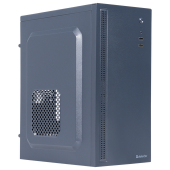  Корпус DEFENDER X11 (25011) черный, mATX,USB1.1x2,HD Audio 