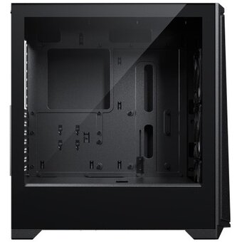  Корпус PHANTEKS Eclipse G370A (PH-EC370GA_DBK01), Black, 3x120mm ARGB Fan, боковая панель Tempered Glass, Mid-Tower 