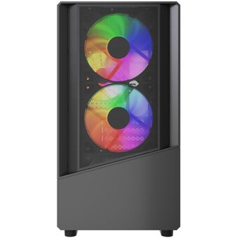  Корпус Powercase Mistral Micro A15B (CMMA15B-L3), Tempered Glass, 3x120mm FRGB fan, чёрный, mATX 