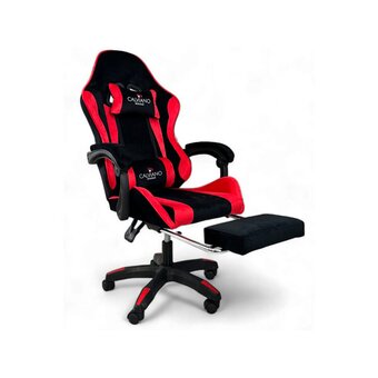  Кресло игровое Calviano 1583 черный/красный PU 