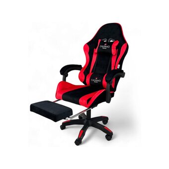  Кресло игровое Calviano 1583 черный/красный PU 