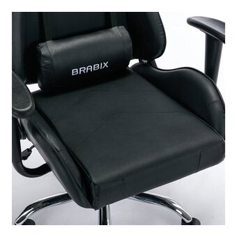  Кресло игровое Brabix GM-130 (532798) черный 